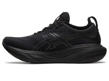Size 9.5 - ASICS Men's Gel-Nimbus 25 Running Shoes Triple Black