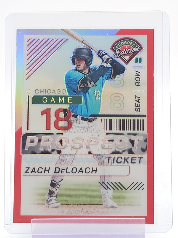 ZACH DELOACH 2024 PROSPECT EDITION RED PRIZM ROOKIE /199 #171 WHITE SOX Q7262