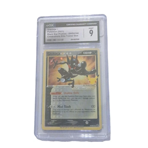 CGC 9 Greninja SWSH144 Cosmos Holo Celebrations ETB Pokemon Black Star Promos