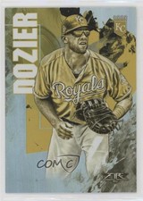 2019 Topps Fire Gold Minted Hunter Dozier #199 o1h