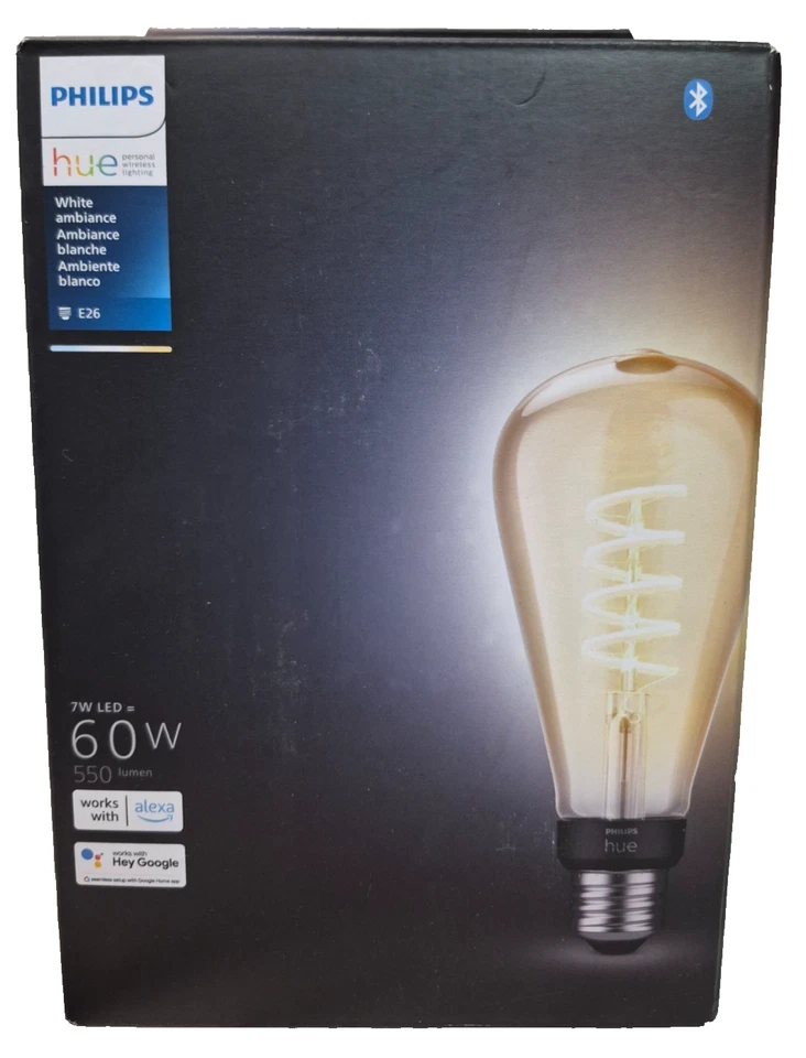 Philips Hue White Ambiance Dimmable Smart Filament ST23 (563908) 550 Lumen 60W - Image 2 of 4