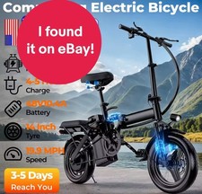 500W Adult Electric Bike 20 MPH 48V 12Ah Removable Battery Folding Electric Bike