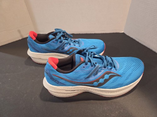 Saucony Pwr Run + Running Shoes - Men's Size 10.5 Blue - Bild 7 von 10