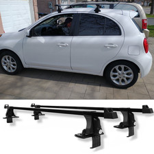 2tlg 54" Dachträger Gepäckträger Querstangen mit Schloss Für Nissan Micra IV