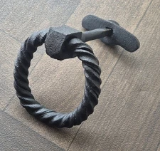 Single Gothic Cast Iron Door Pull Handle (Antique, Ecclesiastical)