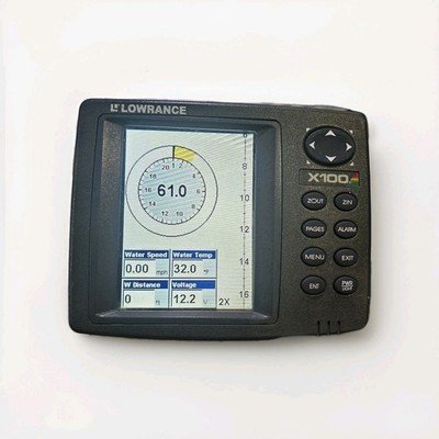 Lowrance X 100c Fishfinder Sonar Depth Fish Finder * 30 DAY WARRANTY*