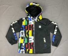 Mickey Mouse Windbreaker Jacket Kids 146 Multicoloured Full Zip Hood Outdoors