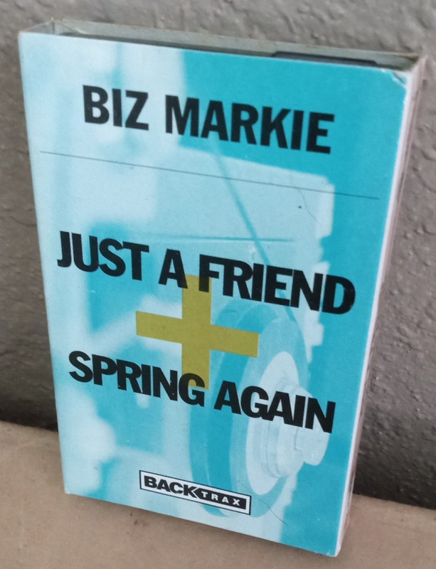 Biz Markie - Just A Friend + Spring Again (Cassette Tape, 1991, Cold Chillin')