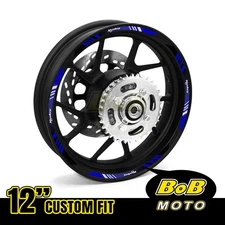 12 inch Wheel Decal Stickers Blue For Z125M MONKEY 2018 2019 2020 2021 2022