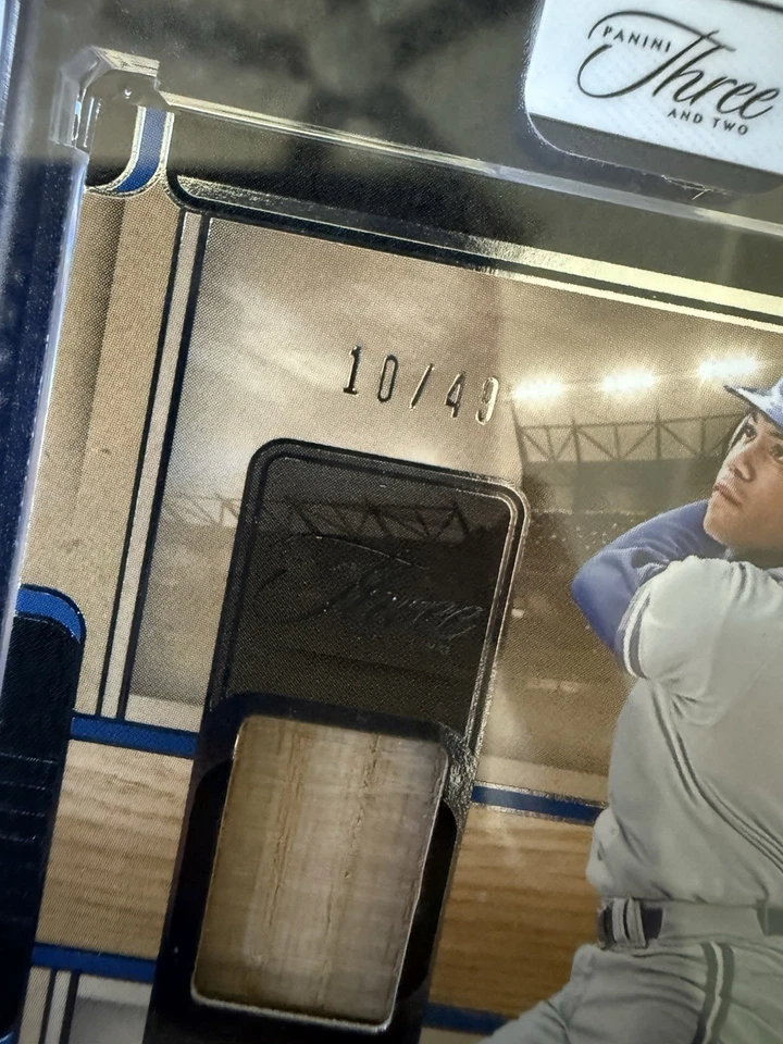 2025 PANINI - TRES Y DOS ROBERTO ALOMAR Madera Luminosa 40/49. Juego Usado Foto 3 de 4