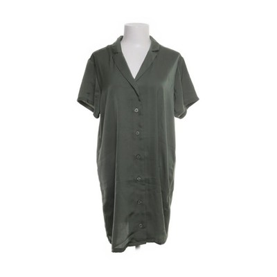 Divided by H&M, Blusenkleid, Größe: S, Grün, Polyester, Sonstiges, Satin #fDk