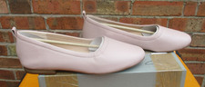 Laides Clarks Leather Slip On Ballerina Flat Smart Shoes Fawna Soft UK 6 New