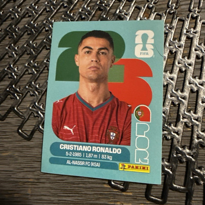 Panini 2023 FIFA 365 Cristiano Ronaldo POR 18 Sticker - Al-Nassr FC