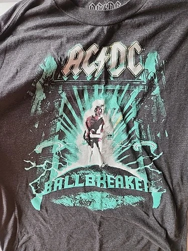 Vtg 1996 AC/DC Ballbreaker US Tour T-shirt 4XLB Big & Tall G 1990s vintage concert t-shirt, vintage, single stitch, B+ condition