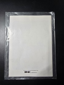 Magician Lord Neo Geo Aes / NO BOX. Manual & Cartridge Only.