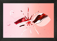 Red Velvet Ant Framed Wall Art Poster Canvas Print Picture