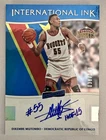 Panini 2016-17 Aficionado International Ink Dikembe Mutombo Auto #10 #’d 38/99