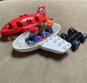 Lego Duplo Set 10590 Airport Plane & 3 Figures Complete Retired 2015 No Manual