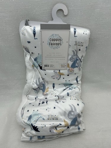 SL Home Fashions Baby Blanket Boy Knight Horse Dragon Castle Plush Lovey NEW - Picture 9 of 14