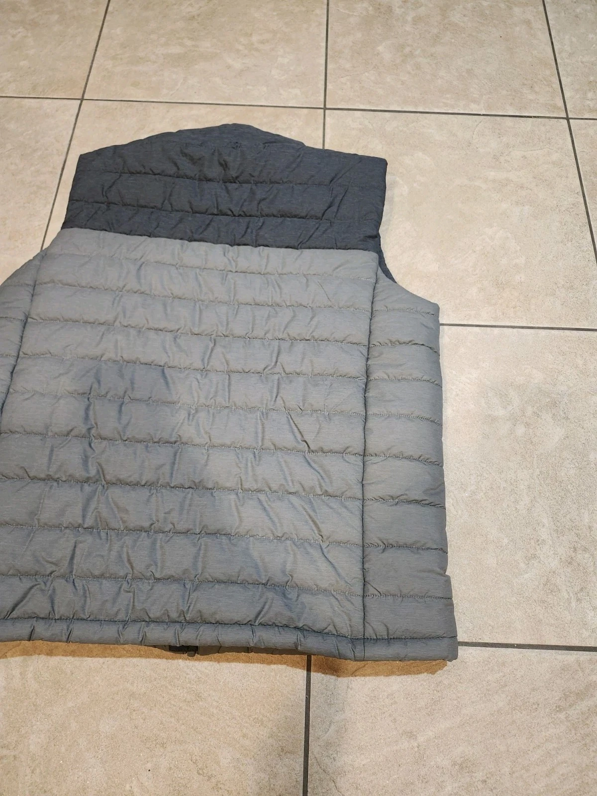 NWT Venustas Heated Puffer Vest Gray Mens Large No Battery image 14