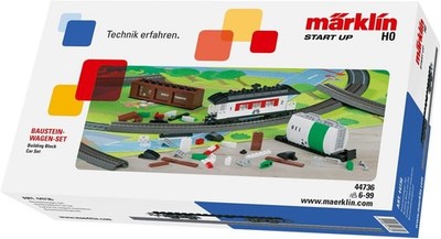 Märklin 44736 H0 Märklin Start Up - Bausteinwagen-Set - Neu & OVP