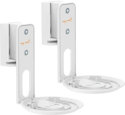 My Wall HS 40 Wandhalter 2er Set für Sonos Era 100 Box Weiß Neigbar Drehbar