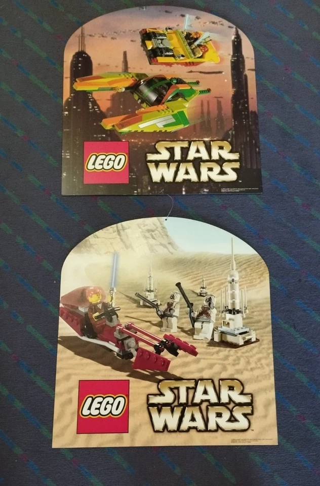 LEGO Star Wars Store Display Cardboard Mobile Vintage 7133 7153 7113 Jango Fett - Bild 3 von 3