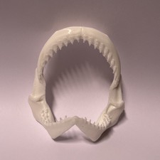 10” Fake Bull SHARK JAW Fish Tank Decor Non Toxic Non Floating For Fish Tank 10”