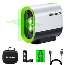 Enventor Green Laser Level, Self Leveling Laser Level for Picture Hanging and...