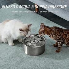 DOOOB Fontanella per Gatti, 3.2L Fontana per Gatti, Automatico Fontanella Gatto
