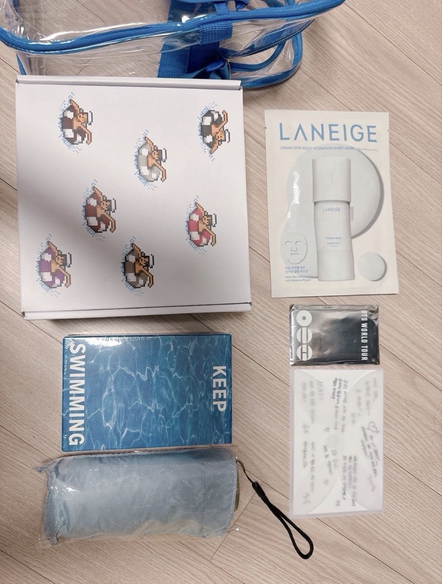 BTS Arirang Busan Concert Official Gift Full Set Keep Swimming Bag