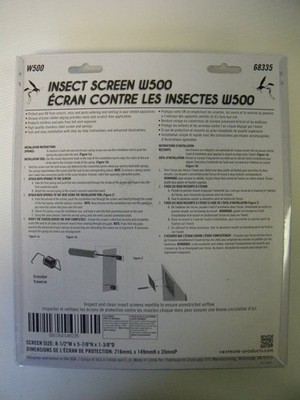 Ventmate 68335, Atwood/Suburdan Water Heater Bug Screen W500, 6''x8-1/2''x1-1/4''