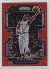 2021-22 Panini Prizm Ruby Wave Prizm Malik Monk #56 14mf