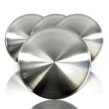 16" Set of 4 Solid Moon Wheel Covers Snap On Hub Caps fit R16 Tire & Steel Rim