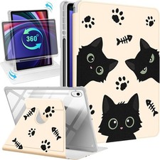 360 Degree Rotating Folio Cover Case for Samsung Galaxy Tab S9 10.9 Inch Tablet