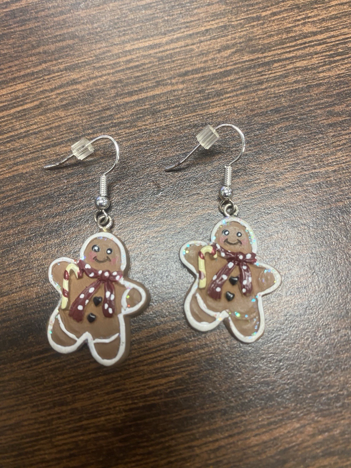 Gingerbread Man Dangling Lightweight Christmas Fu… - image 1