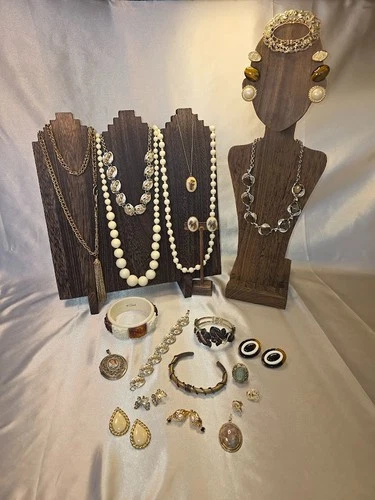 23 piece Vintage Costume Jewelry Trifari Sarah Coventry Coro Napier