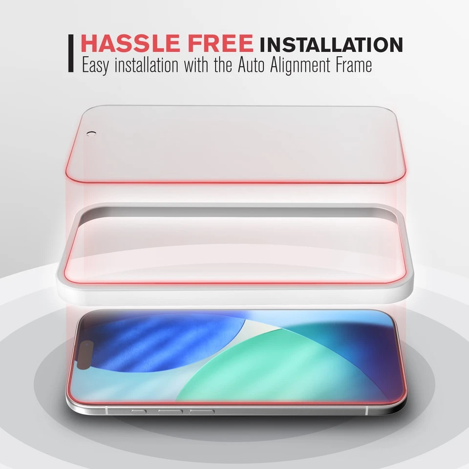 Протектор экрана Vena 3x для Apple iPhone 17 iPhone 16 Pro прозрачное закаленное стекло - Изображение 2 из 4