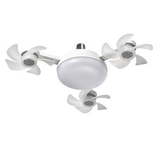 LED Socket Ceiling Fan with Light & Remote E2...