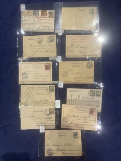 Camerun tedesco Camerun 1890 1910 storia postale/cancelleria collezione x11
