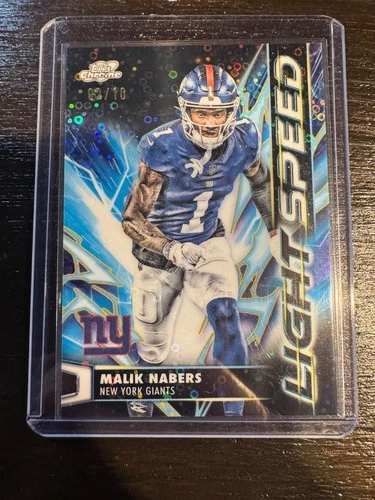 2025 Topps Cosmic Chrome Malik Nabers Base (RAW)