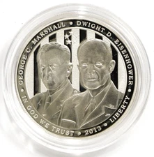 2013 P 5-Star Generals Commemorative Coin Proof  w/ Box & COA