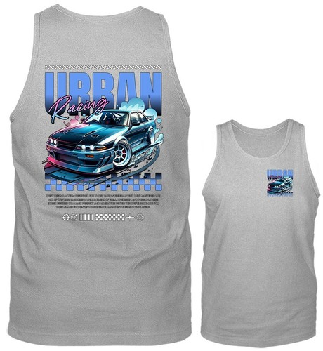 Urban Racing Drift Imported Tuned Custom JDM Sportwagen Grafik Tank Top - Bild 4 von 8