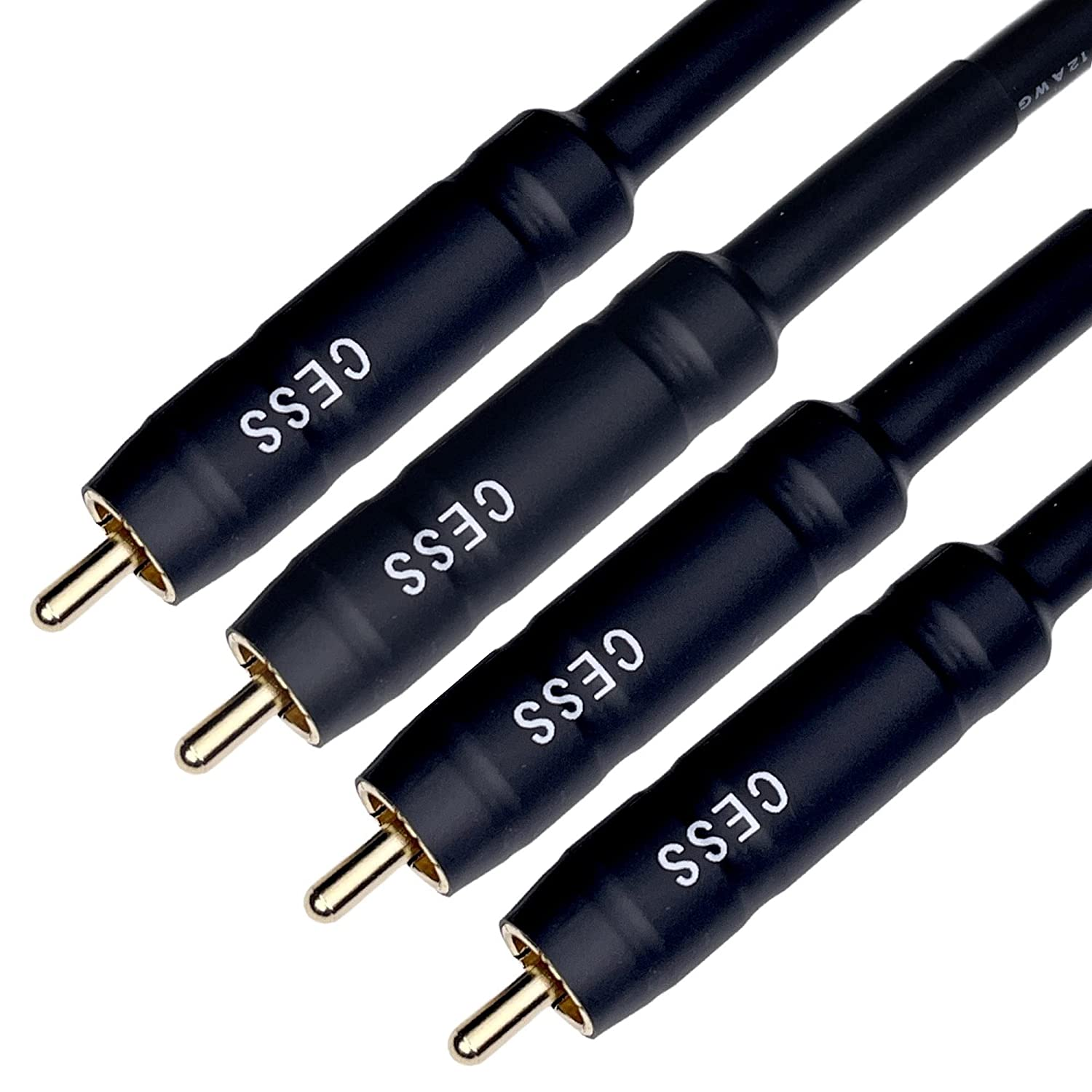 Cess1116I RCA Preamp Jumpers Male to Male Patch Cable, 2 Pack (6