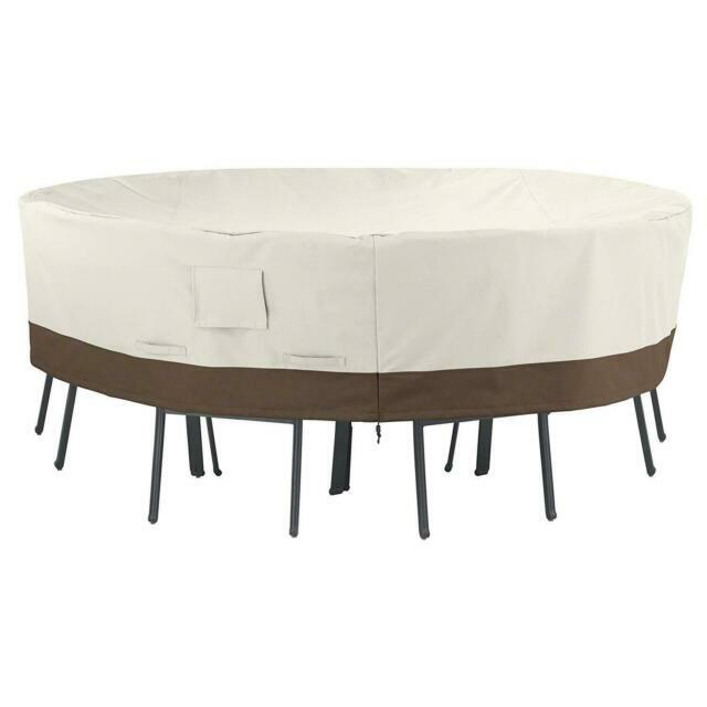 Amazonbasics Amazon Basics Round Patio Table And Chair Set Cover Large For Sale Online Ebay