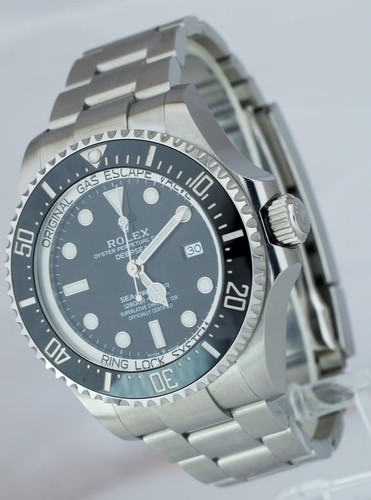 2022 NEW PAPERS Rolex Sea-Dweller Deepsea 126660 Black Stainless 44mm Watch BOX - Picture 4 of 6