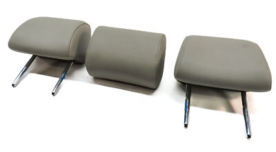 09-13 AUDI A3 HATCHBACK (8P) REAR SEAT LEFT CENTER RIGHT HEADREST SET-3 (GRAY)