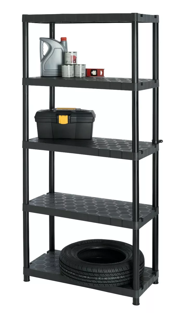 Heavy duty plastic garage shelving deals