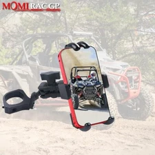 0.6"-2" Roll Bar UTV Cell Phone Holder Mount Aluminum for Polaris RZR Ranger X3