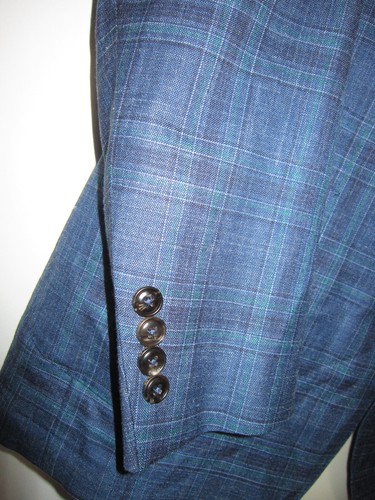PETER MILLAR Crown Crafted Rockport Windowpane Soft Blazer Jacket 40 REG $1200 - Picture 7 of 18